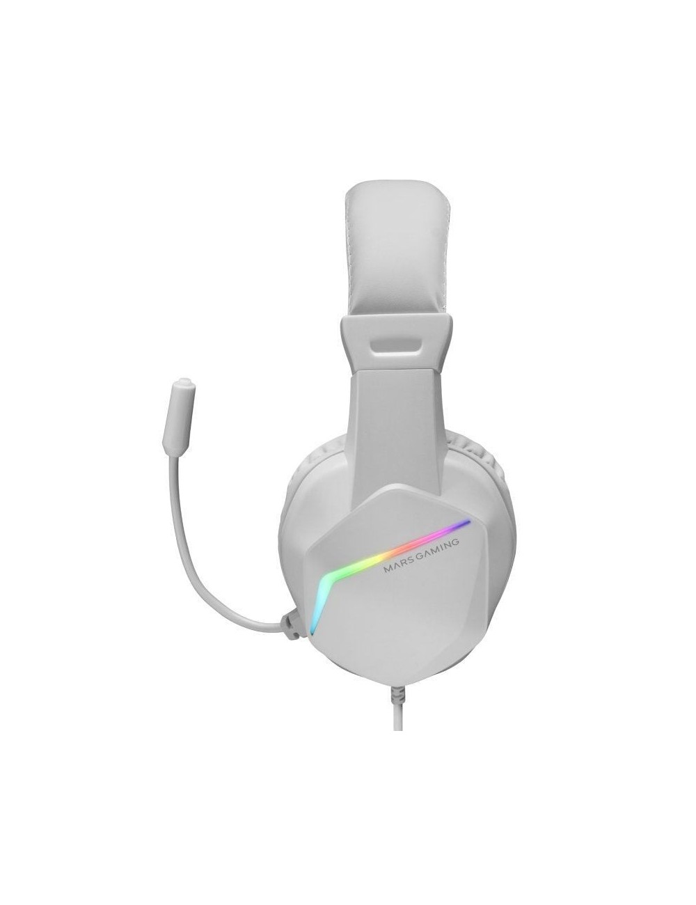 Auriculares Gaming con Micrófono Mars Gaming MH122/ Jack 3.5/ Blancos
