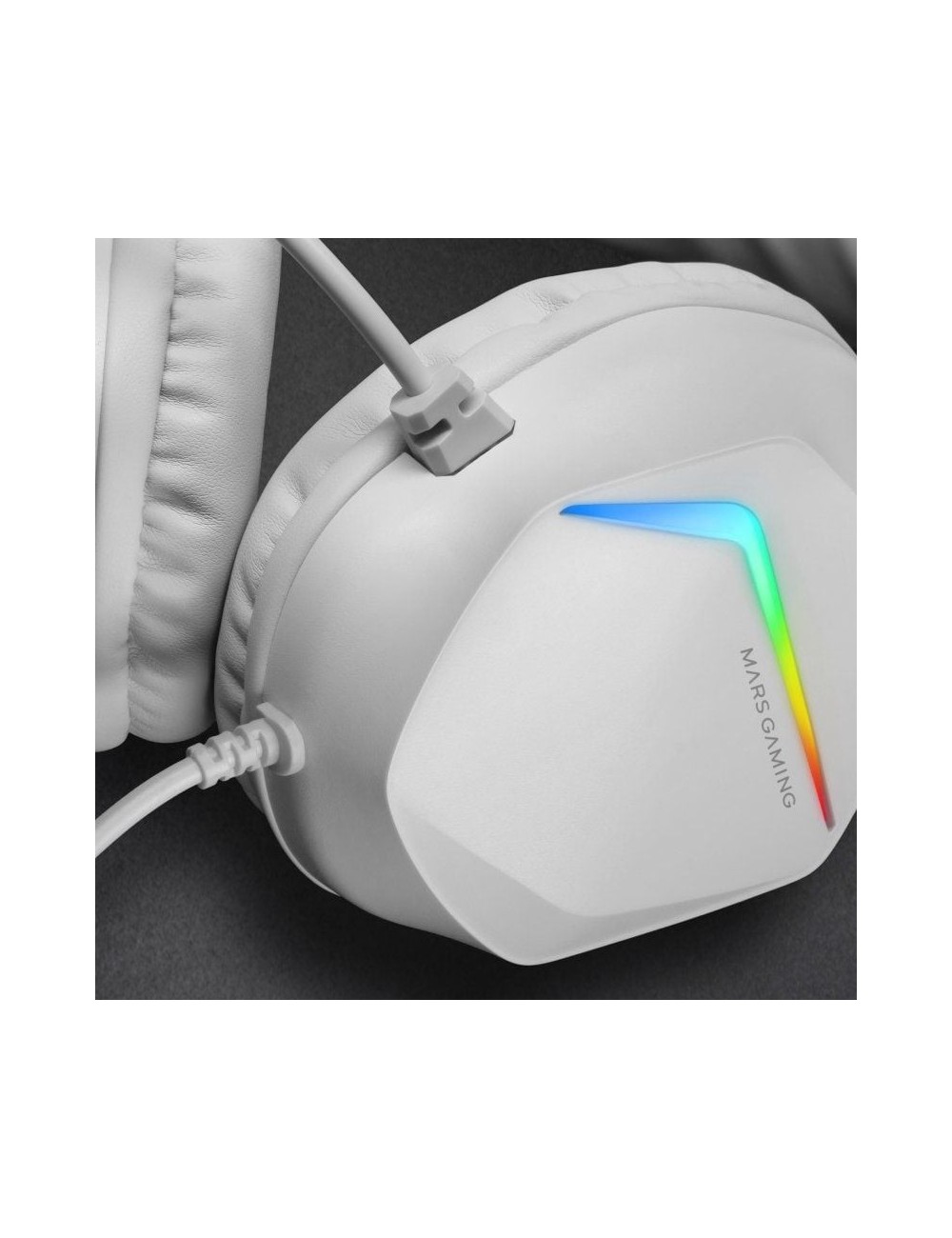 Auriculares Gaming con Micrófono Mars Gaming MH122/ Jack 3.5/ Blancos