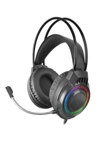 Auriculares Gaming con Micrófono Mars Gaming MH124/ Jack 3.5/ Negros