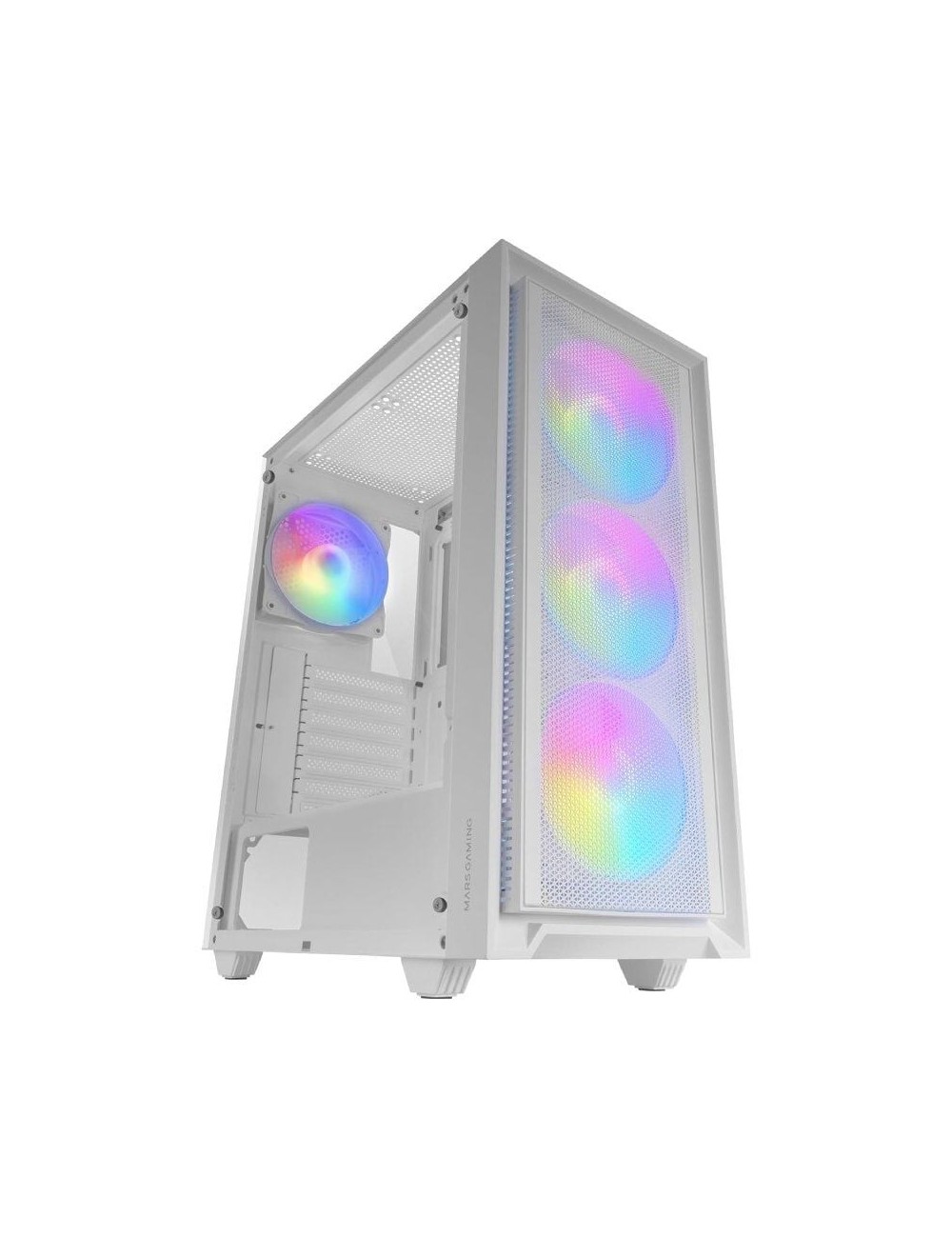 Caja Gaming Semitorre Mars Gaming MC-AIR/ Blanca
