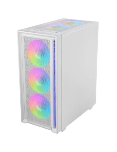 Caja Gaming Semitorre Mars Gaming MC-AIR/ Blanca
