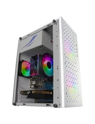 Caja Gaming Minitorre Mars Gaming MC-CORE/ Blanca