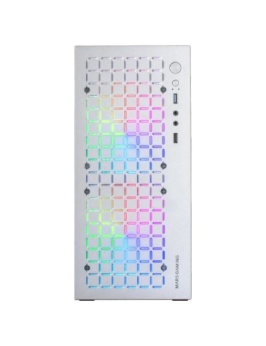 Caja Gaming Minitorre Mars Gaming MC-CORE/ Blanca