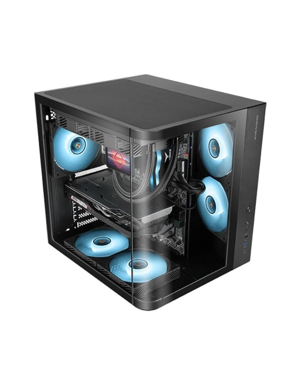Caja Gaming Semitorre Mars Gaming MC-CURV