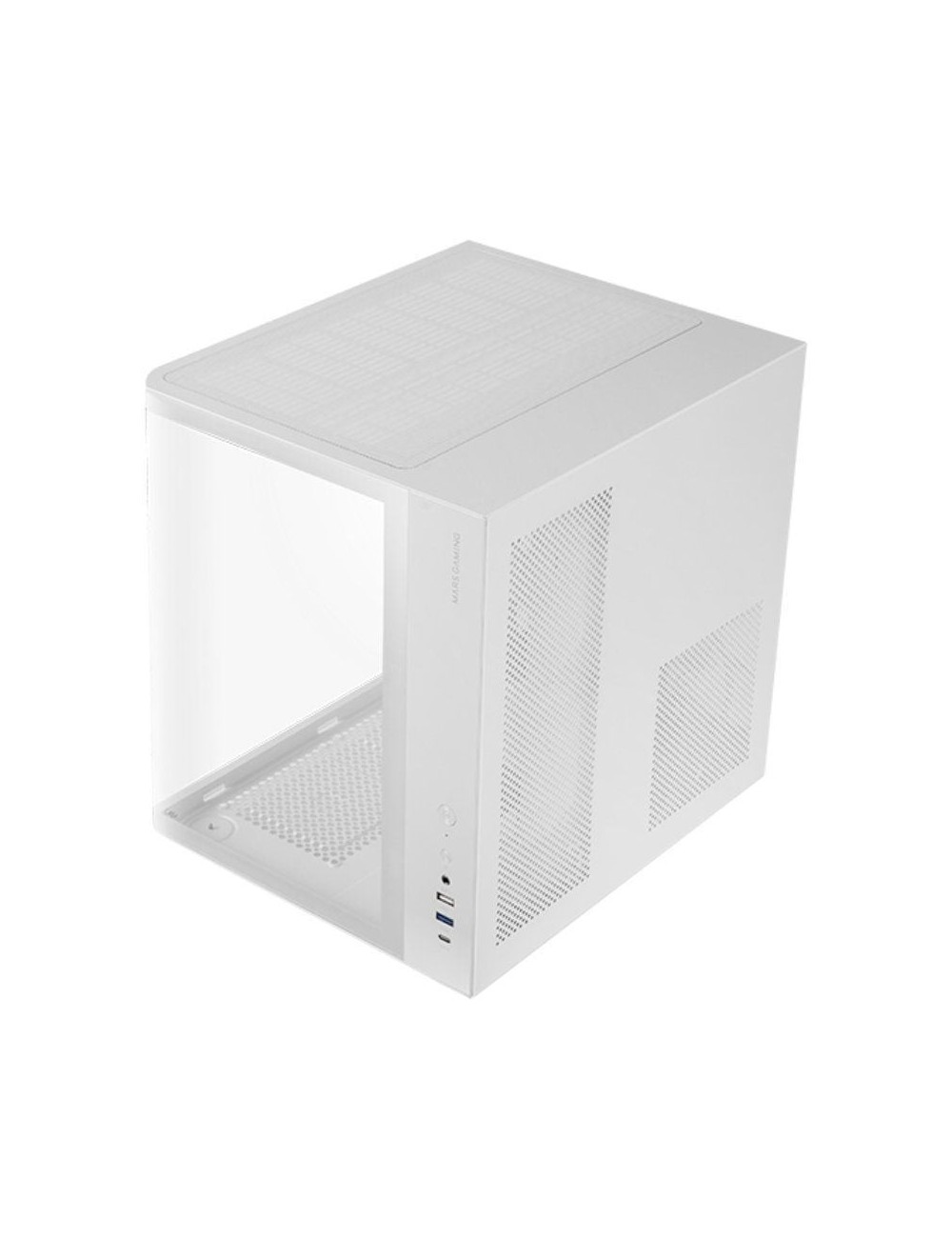 Caja Gaming Semitorre Mars Gaming MC-CURV/ Blanca