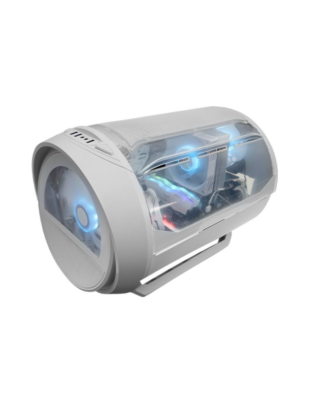 Caja Gaming Minitorre Mars Gaming MC-CYLON/ Blanca