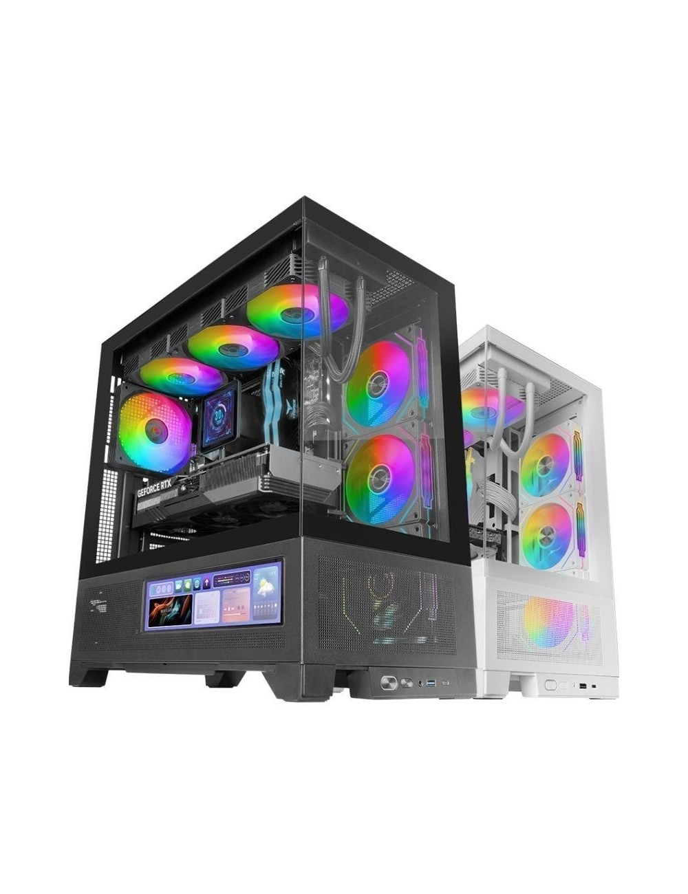 Caja Gaming Semitorre Mars Gaming MC-LCDX