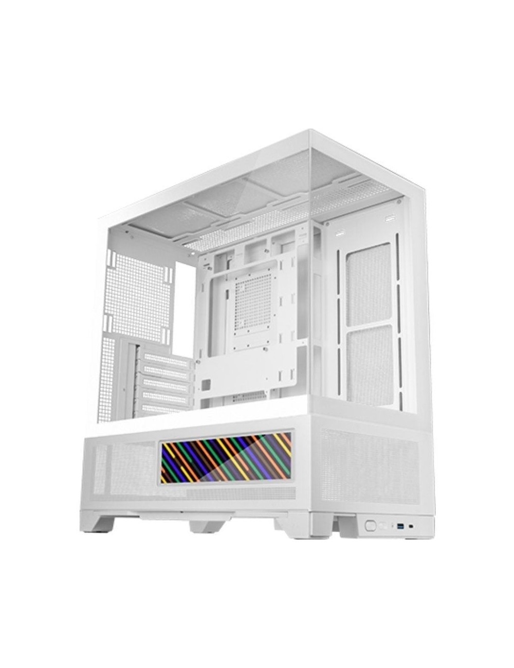 Caja Gaming Semitorre Mars Gaming MC-LCDX/ Blanca