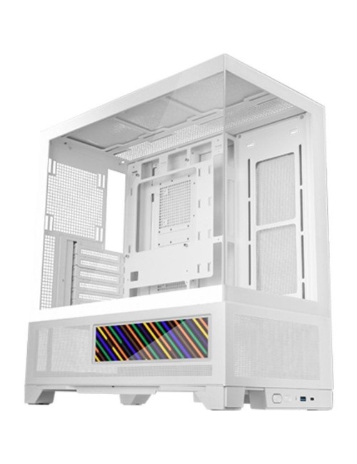 Caja Gaming Semitorre Mars Gaming MC-LCDX/ Blanca