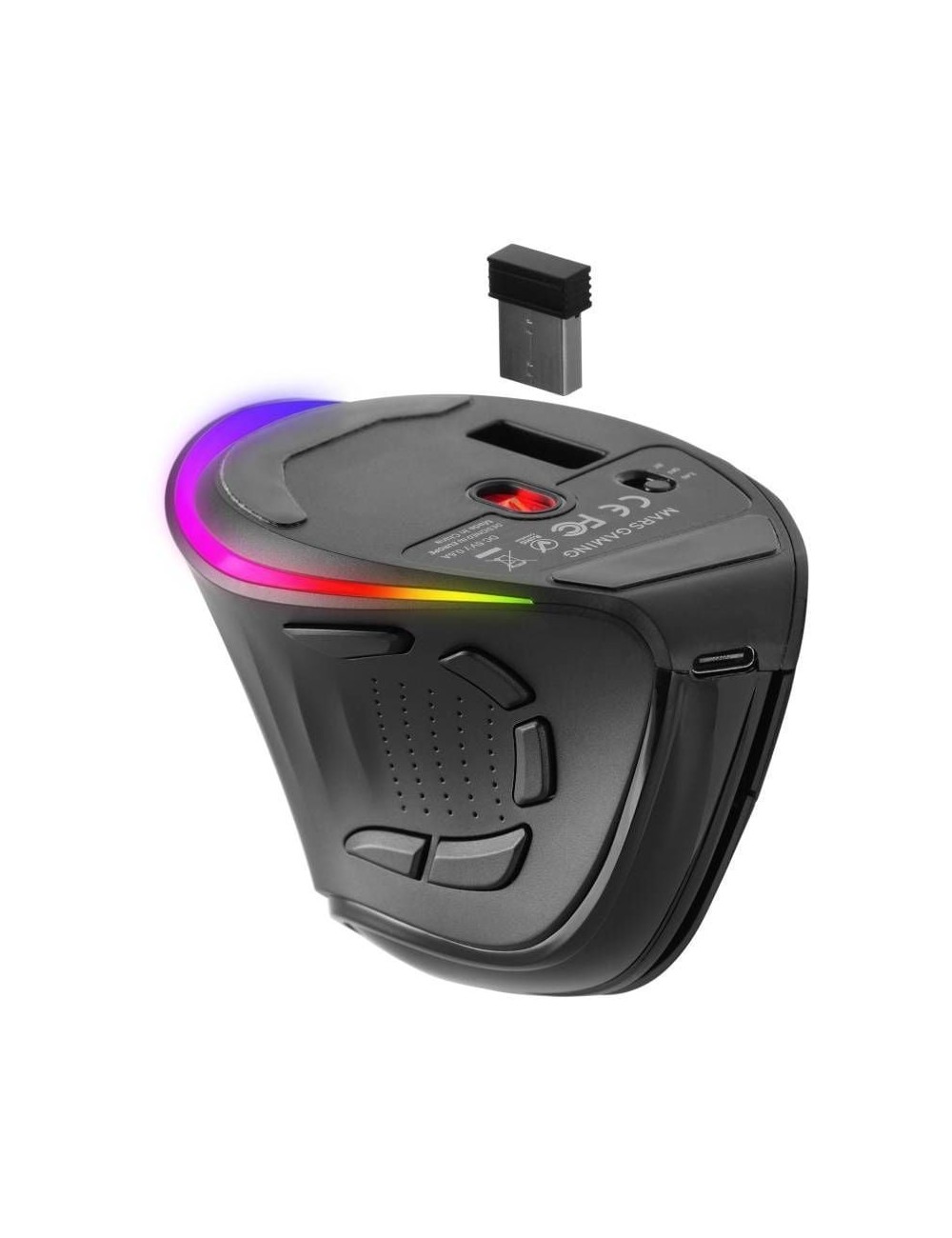 Ratón Gaming Vertical Inalámbrico Mars Gaming MM-SK/ Hasta 8400 DPI