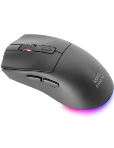 Ratón Gaming Inalámbrico Mars Gaming MM-T3/ Batería recargable/ Hasta 14400 DPI