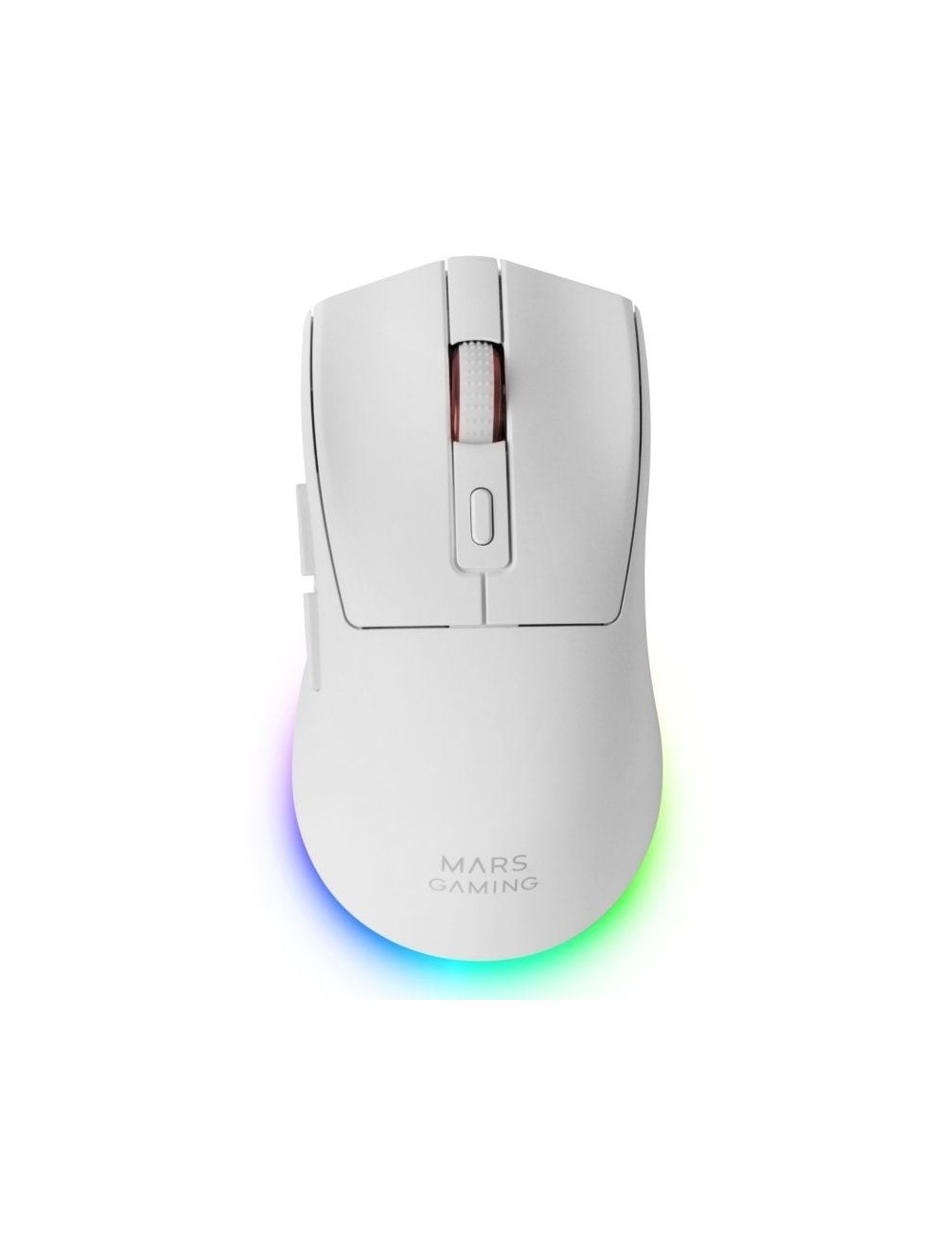 Ratón Gaming Inalámbrico Mars Gaming MM-T3/ Batería recargable/ Hasta 14400 DPI/ Blanco