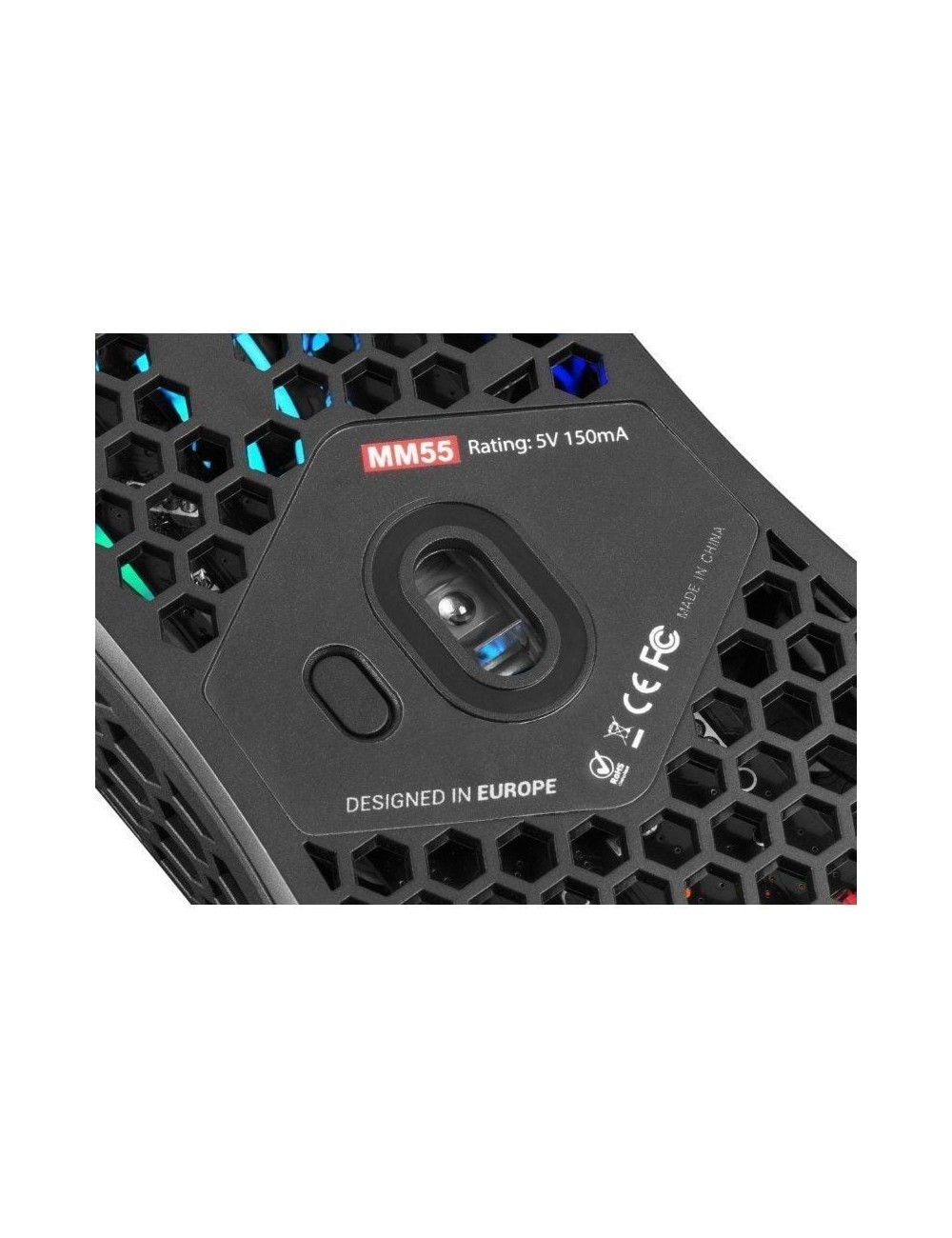 Ratón Gaming Mars Gaming MM55/ Hasta 12800 DPI