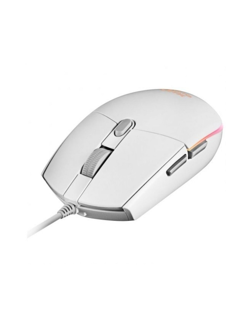 Ratón Gaming Mars Gaming MMGW/ Hasta 3200 DPI/ Blanco