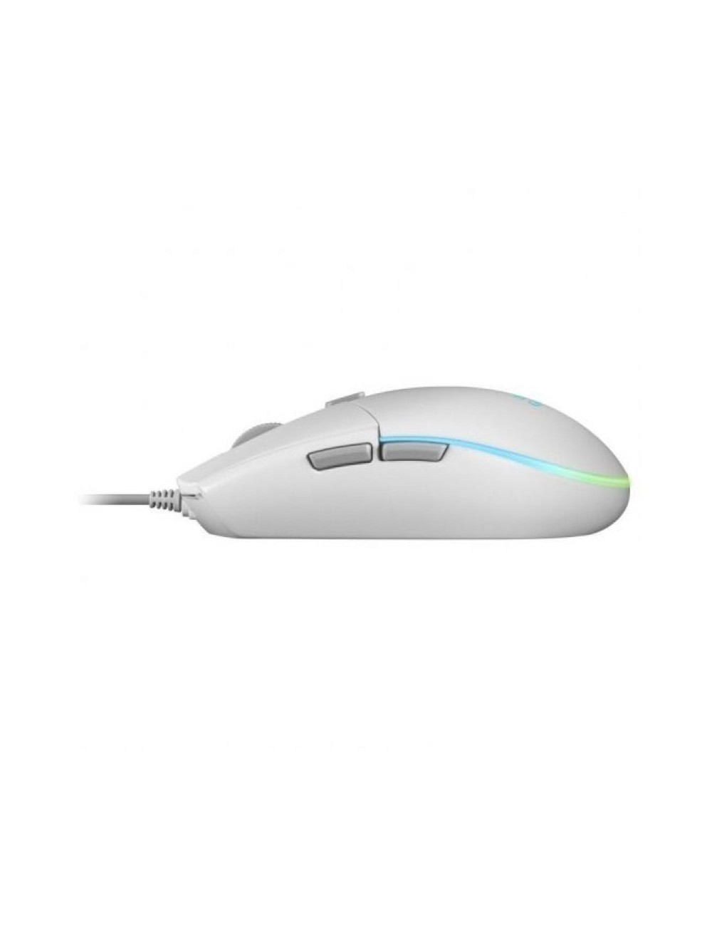 Ratón Gaming Mars Gaming MMGW/ Hasta 3200 DPI/ Blanco
