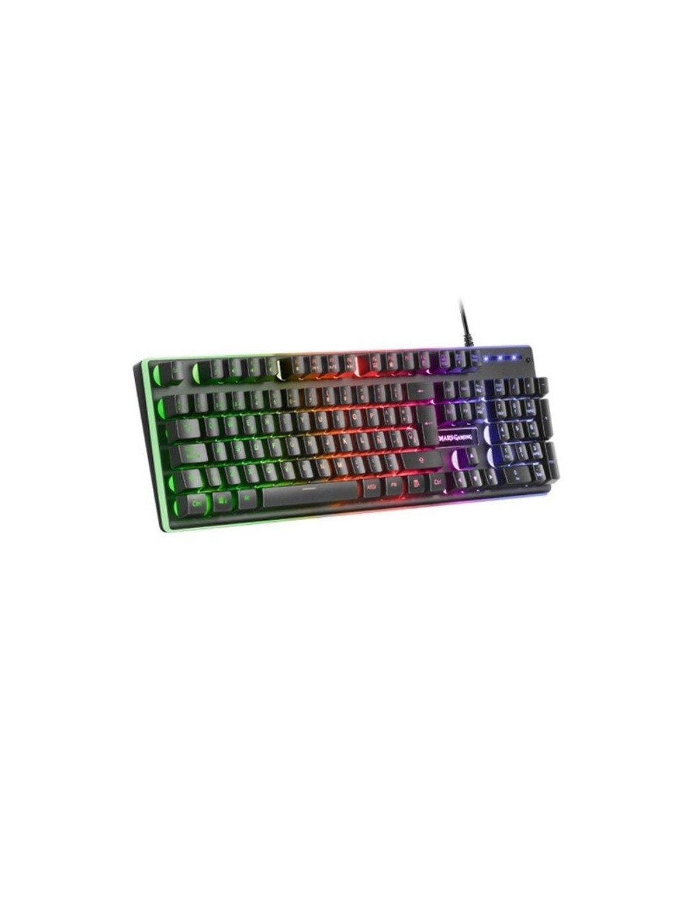 Pack Gaming Mars Gaming MCPX/ Teclado H-MECH  + Ratón Óptico + Alfombrilla/ Negro