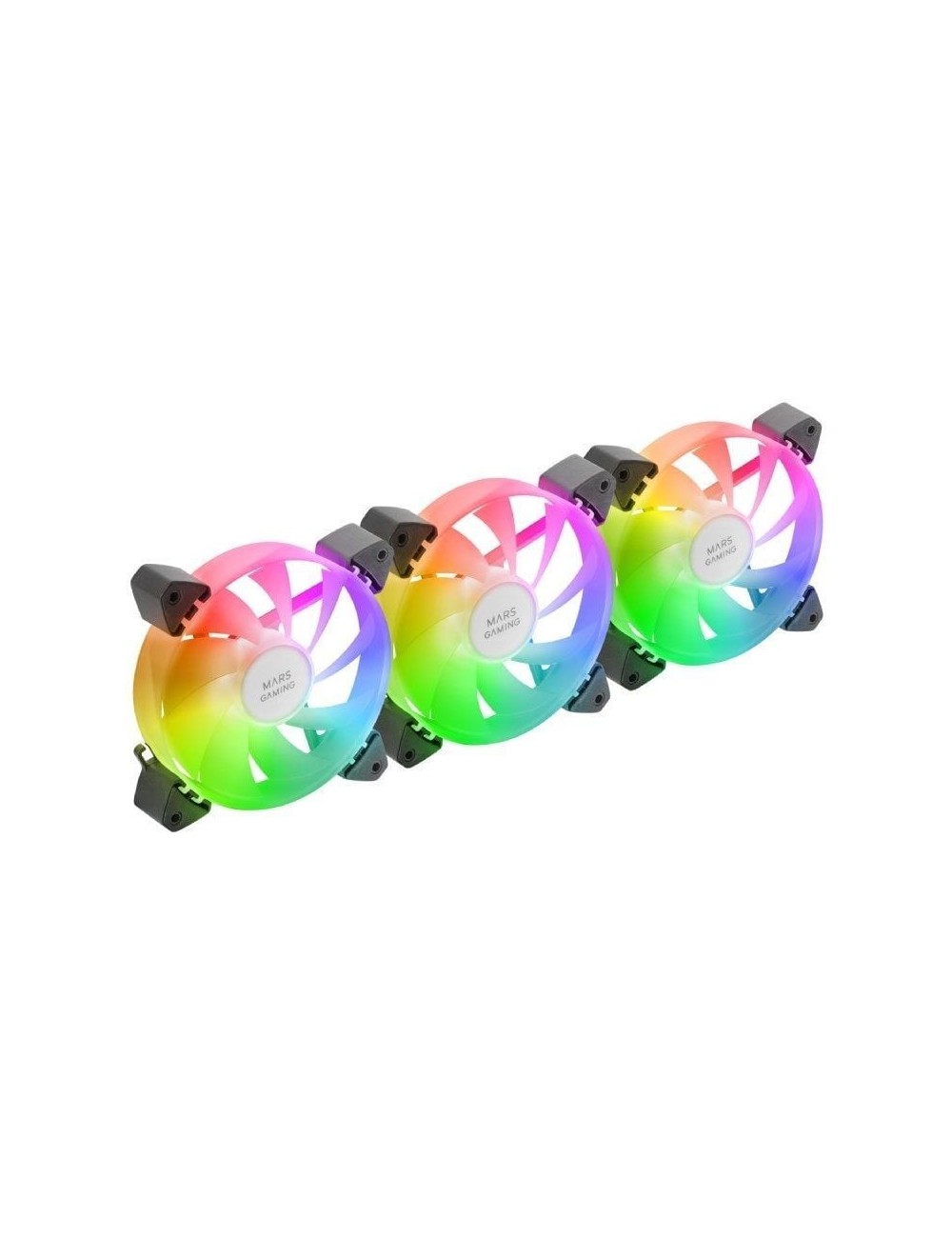 Pack 3 Ventiladores Mars Gaming MF-3A/ 12cm/ ARGB