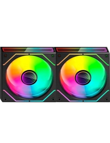 Pack 2 Ventiladores Mars Gaming MF-3DPROX2/ 12cm/ ARGB