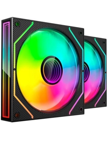 Pack 2 Ventiladores Mars Gaming MF-3DPROX2/ 12cm/ ARGB