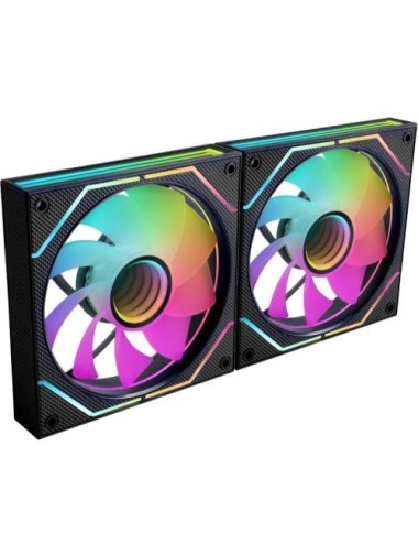 Pack 2 Ventiladores Mars Gaming MF-3DPROX2R/ 12cm/ ARGB