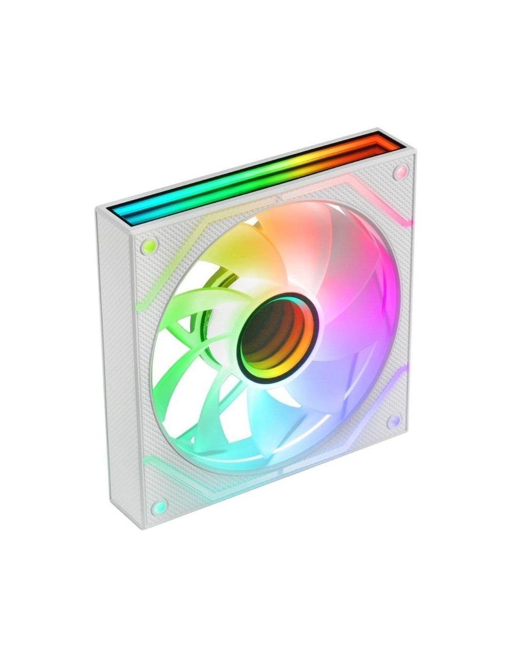 Pack 2 Ventiladores Mars Gaming MF-3DPROX2R/ 12cm/ ARGB/ Blancos