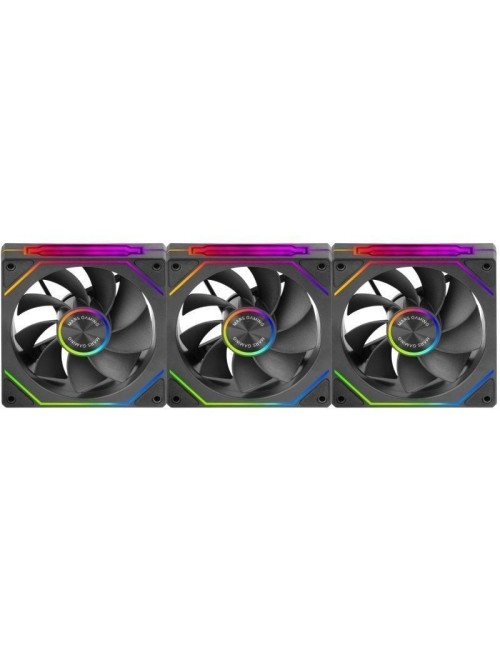 Pack 3 Ventiladores Invertidos Mars Gaming MF-LINKFINITYKIT2R/ 12cm/ ARGB