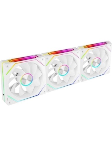 Pack 3 Ventiladores Invertidos Mars Gaming MF-LINKFINITYKIT2R/ 12cm/ ARGB/ Blancos