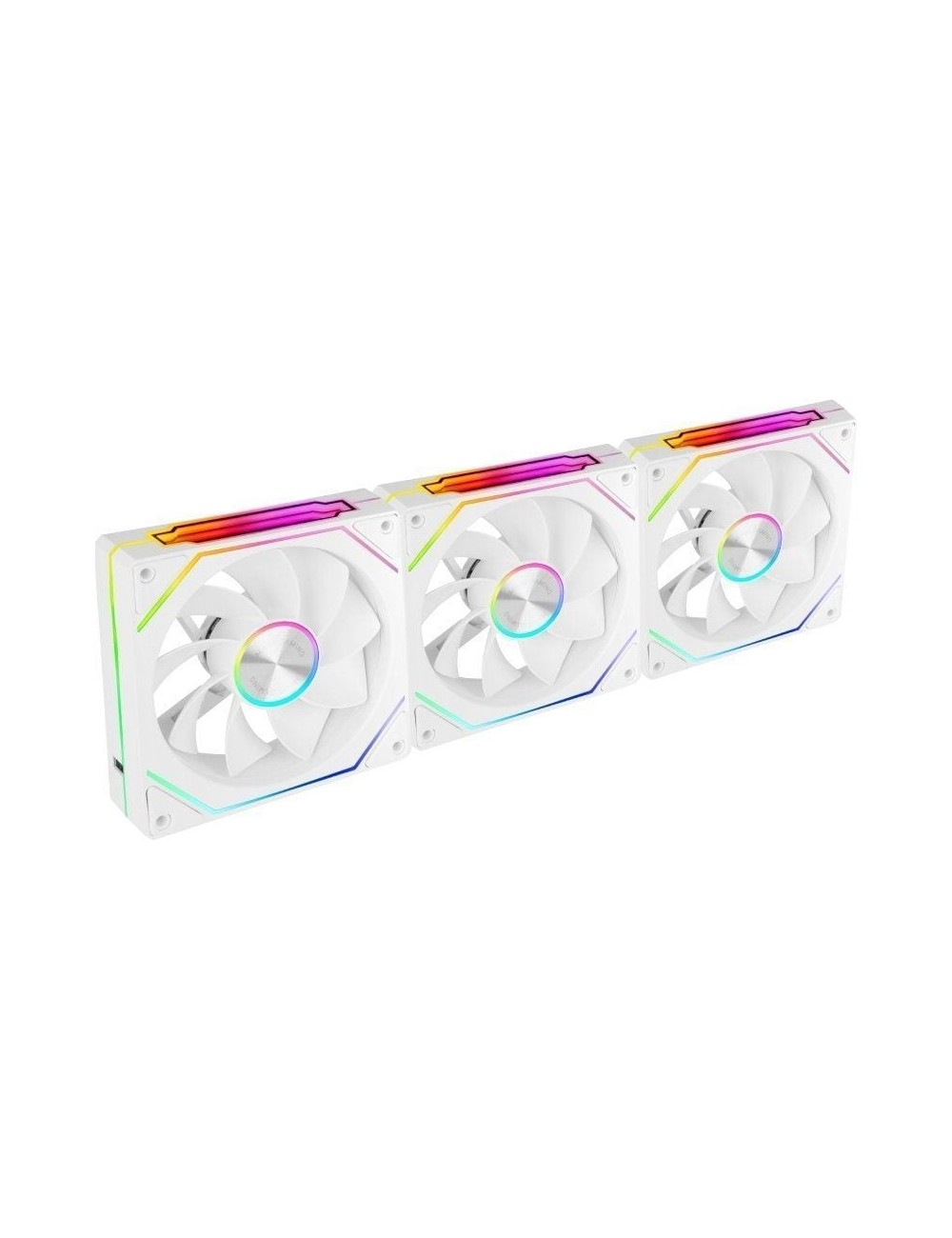 Pack 3 Ventiladores Invertidos Mars Gaming MF-LINKFINITYKIT2R/ 12cm/ ARGB/ Blancos