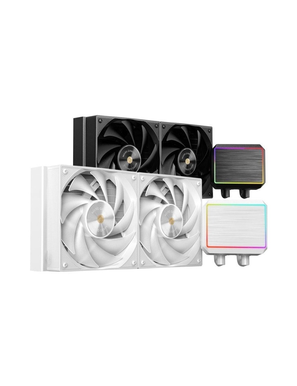 Sistema de Refrigeración Líquida Mars Gaming ML-PROII240/ Blanco