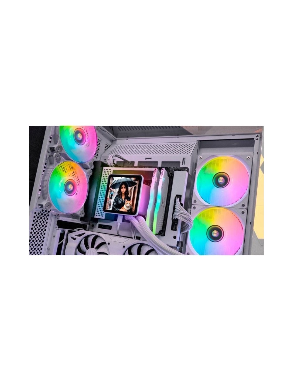Sistema de Refrigeración Líquida Mars Gaming ML-VISIONPRO240/ Blanco