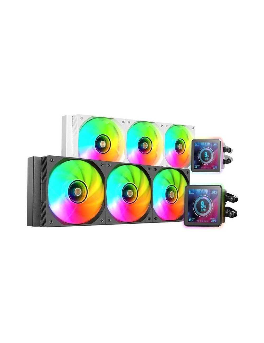Sistema de Refrigeración Líquida Mars Gaming ML-VISIONPRO360/ Negro
