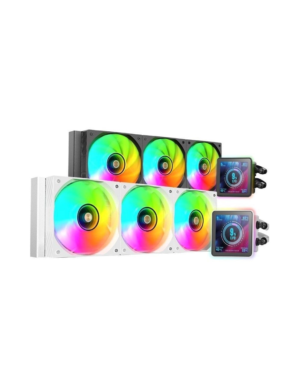Sistema de Refrigeración Líquida Mars Gaming ML-VISIONPRO360/ Blanco
