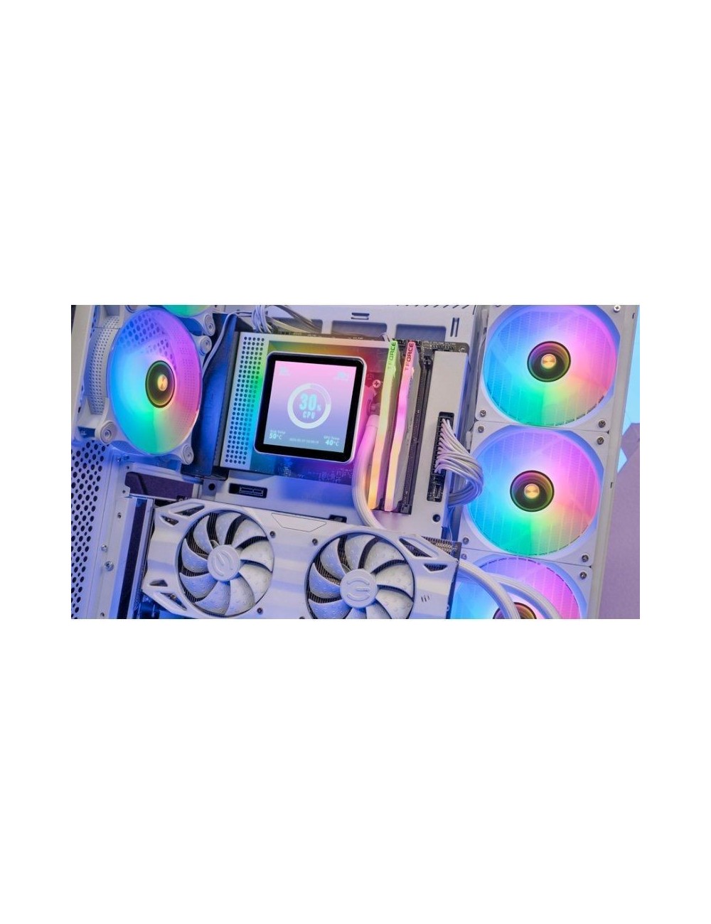 Sistema de Refrigeración Líquida Mars Gaming ML-VISIONPRO360/ Blanco
