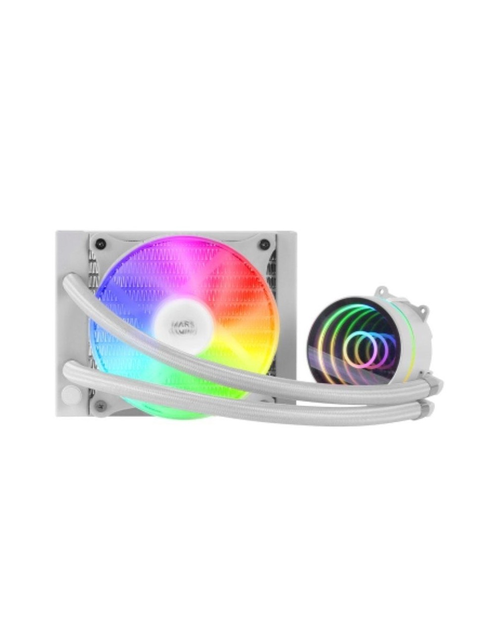 Sistema de Refrigeración Líquida Mars Gaming MLONE120/ Blanco
