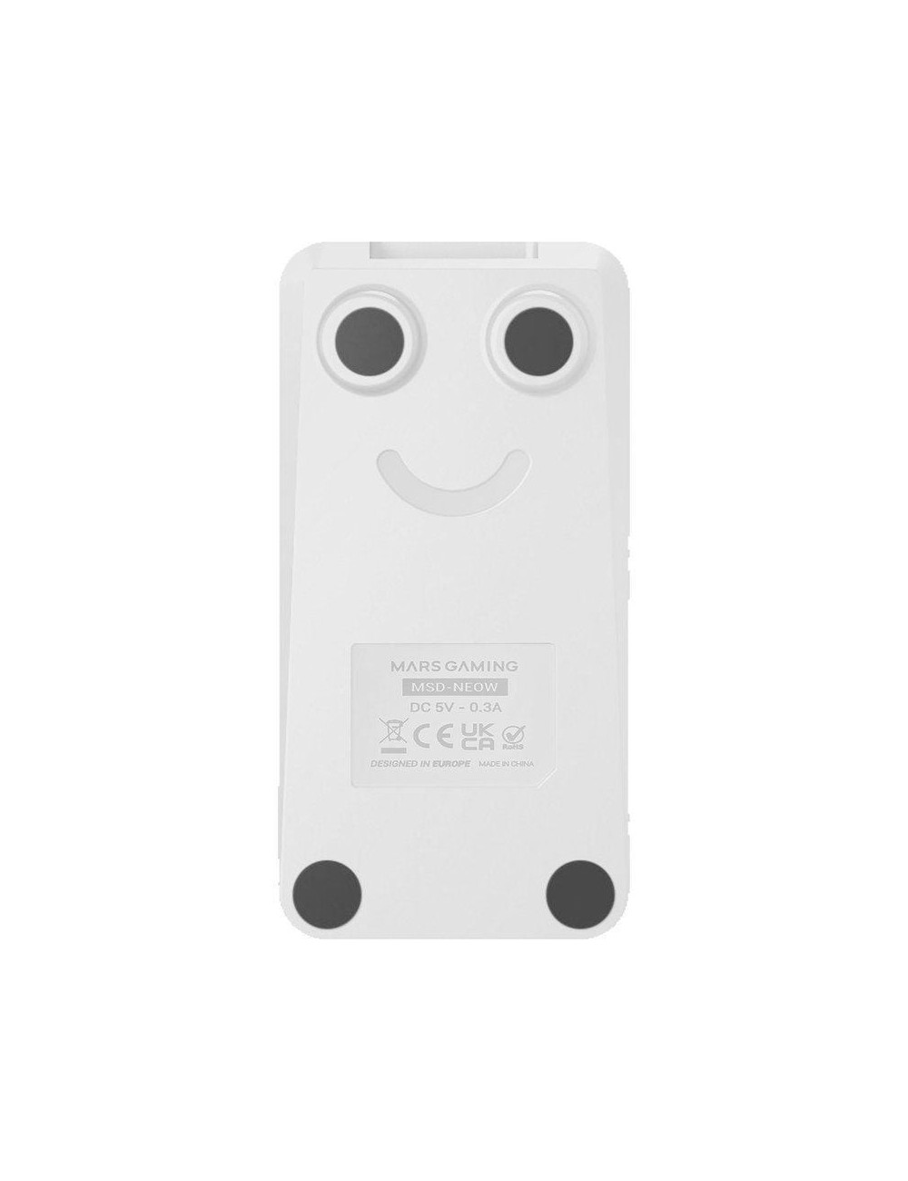 Control Deck Mars Gaming MSD-NEO/ 15 Teclas LCD/ 1 Rueda/ 2 Botones/ Blanco