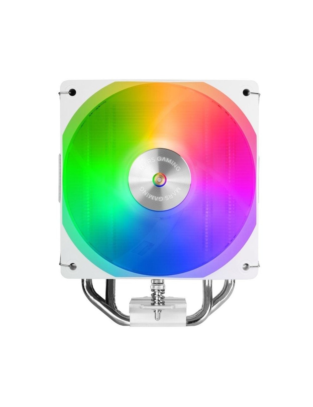 Ventilador con Disipador Mars Gaming MCPU-X4ARGB/ 12cm/ Blanco