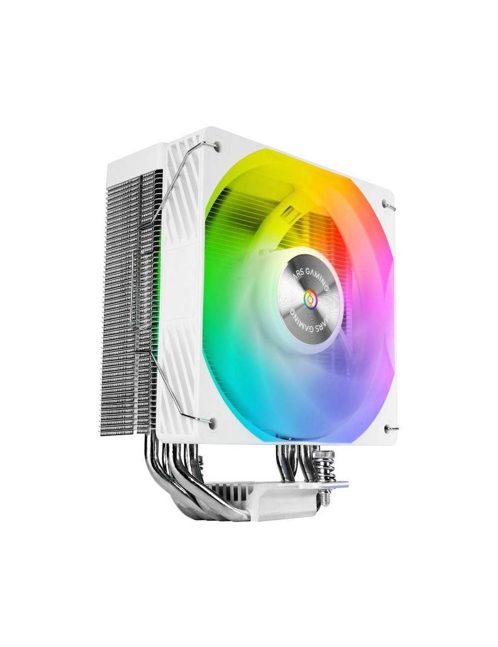 Ventilador con Disipador Mars Gaming MCPU-X4ARGB/ 12cm/ Blanco