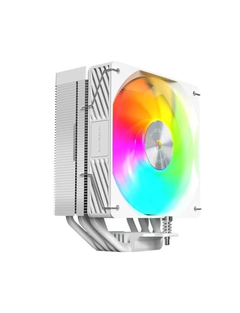 Ventilador con Disipador Mars Gaming MCPU-X5ARGB/ 12cm/ Blanco