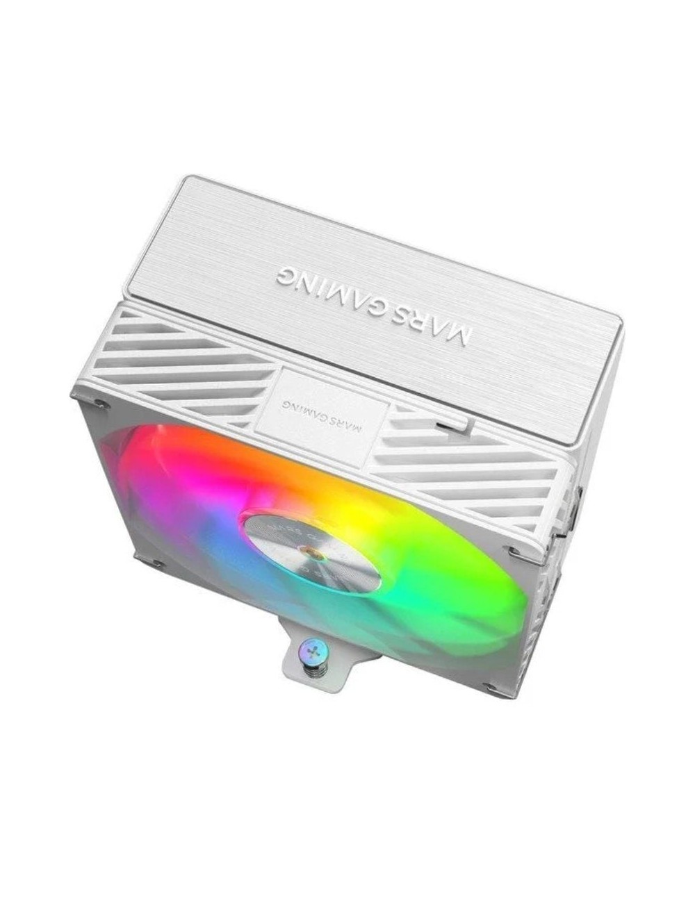 Ventilador con Disipador Mars Gaming MCPU-X5ARGB/ 12cm/ Blanco