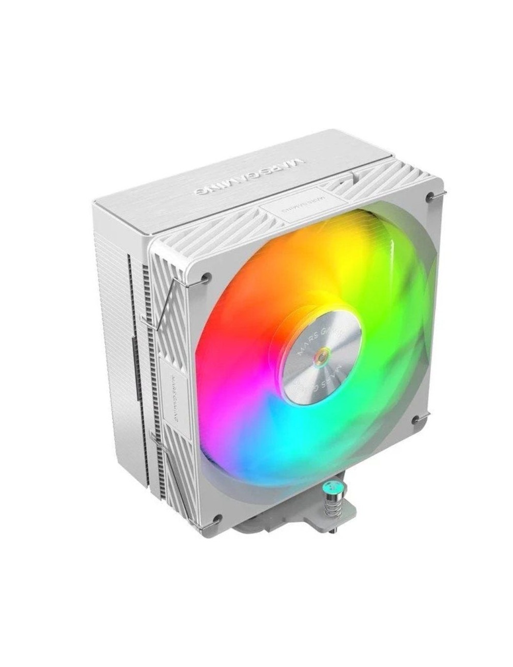 Ventilador con Disipador Mars Gaming MCPU-X5ARGB/ 12cm/ Blanco