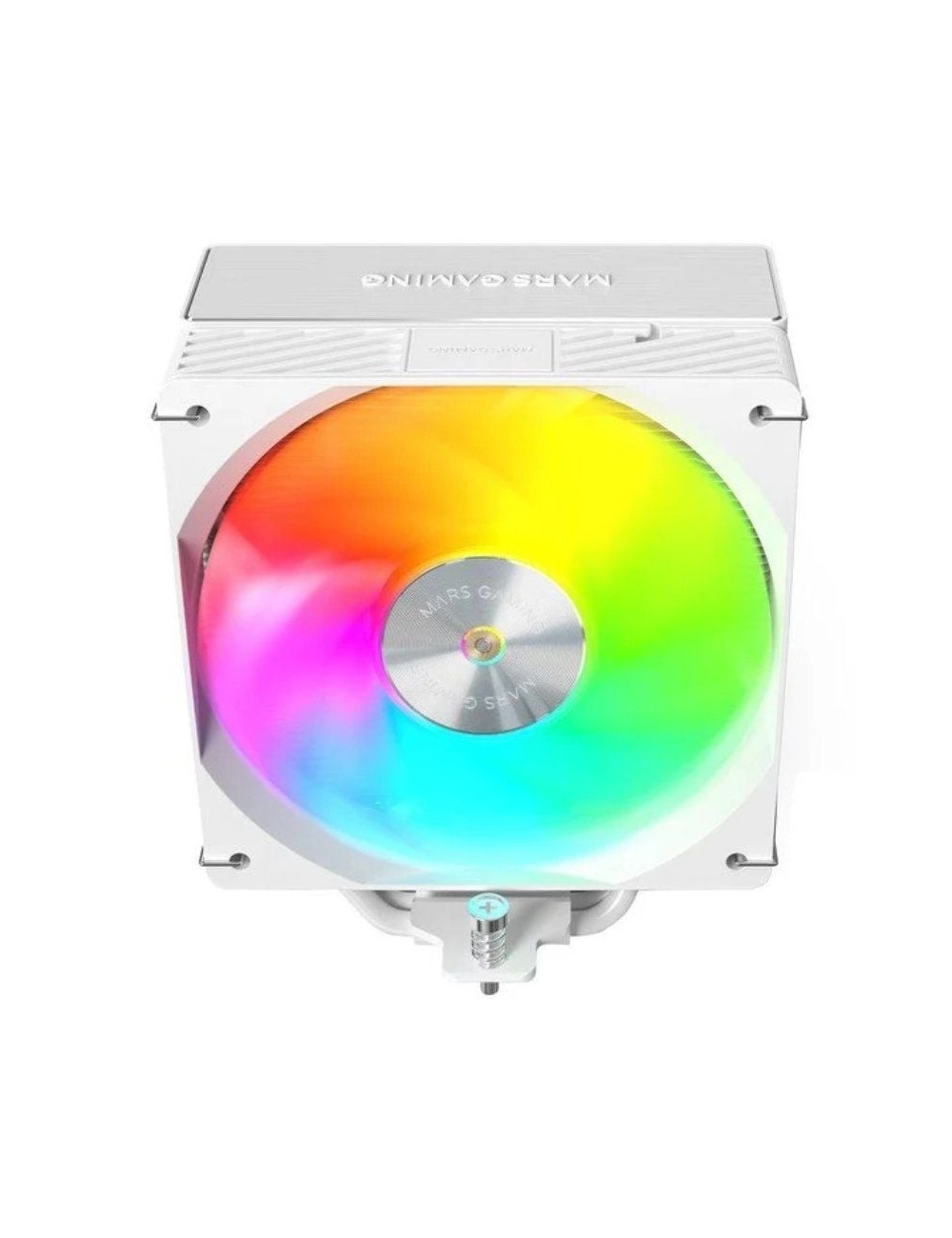 Ventilador con Disipador Mars Gaming MCPU-X5ARGB/ 12cm/ Blanco