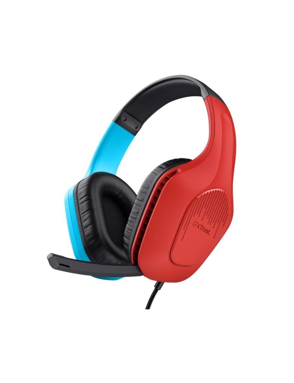 Auriculares Gaming con Micrófono Trust Gaming GXT 416S Zirox/ Jack 3.5/ Azules y Rojos