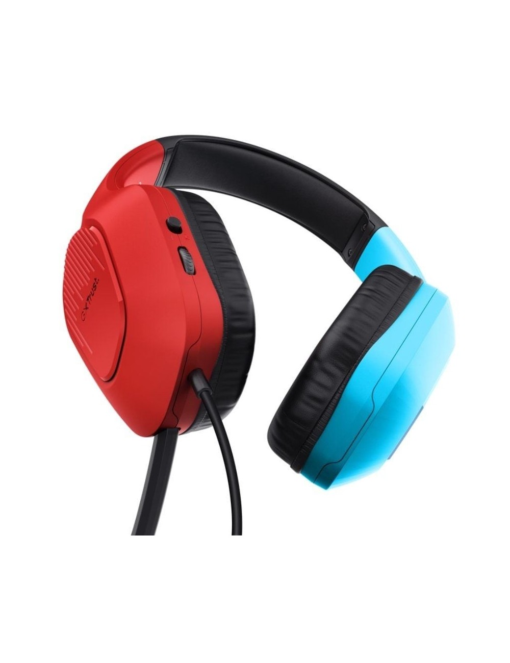 Auriculares Gaming con Micrófono Trust Gaming GXT 416S Zirox/ Jack 3.5/ Azules y Rojos