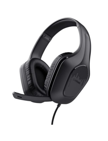 Auriculares Gaming con Micrófono Trust Gaming GXT 417 Zirox/ Jack 3.5/ Negros