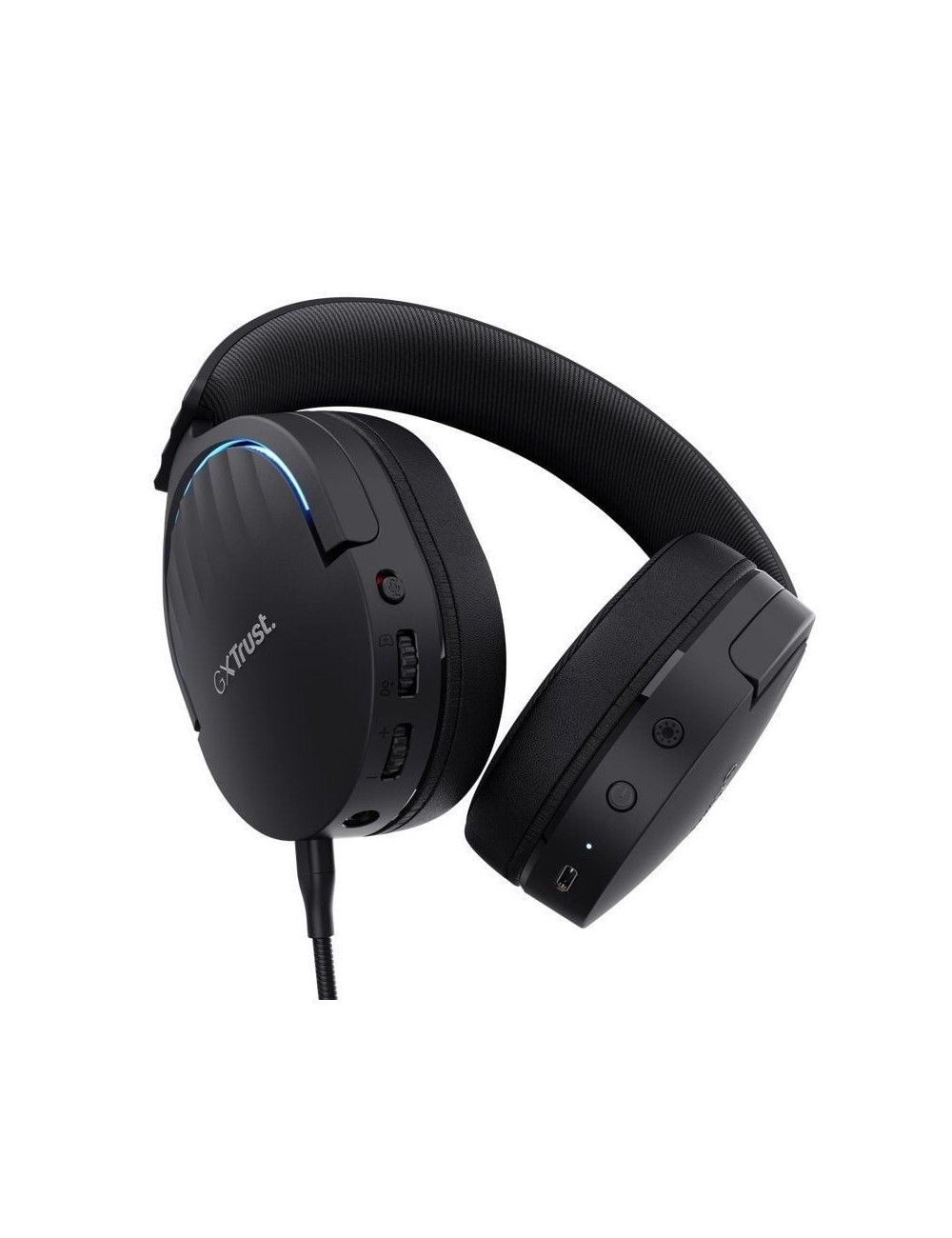 Auriculares Gaming Inalámbricos con Micrófono Trust Gaming GXT 491 Fayzo/ Bluetooth/ Jack 3.5/ Negros