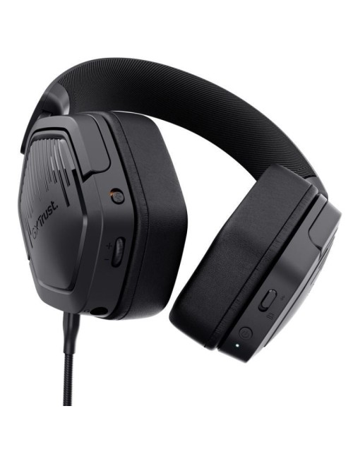 Auriculares Gaming Inalámbricos con Micrófono Trust Gaming GXT 493PS Carus PS5/ Jack 3.5/ Bluetooth/ Negros