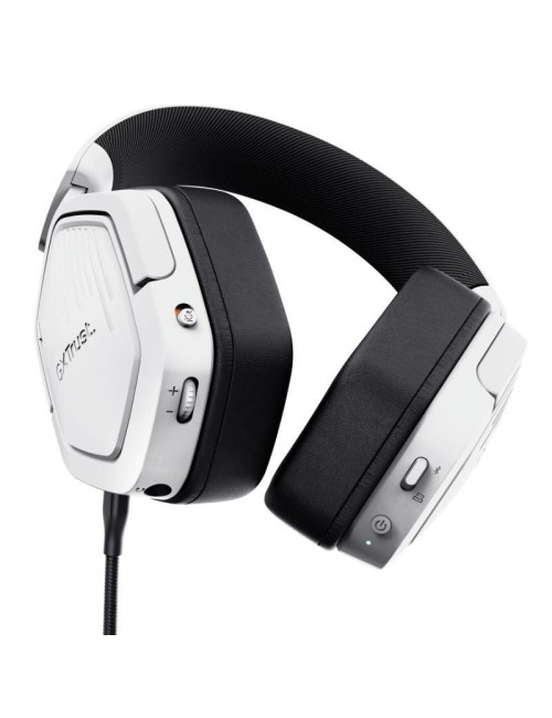 Auriculares Gaming Inalámbricos con Micrófono Trust Gaming GXT 493PS Carus PS5/ Jack 3.5/ Bluetooth/ Blancos