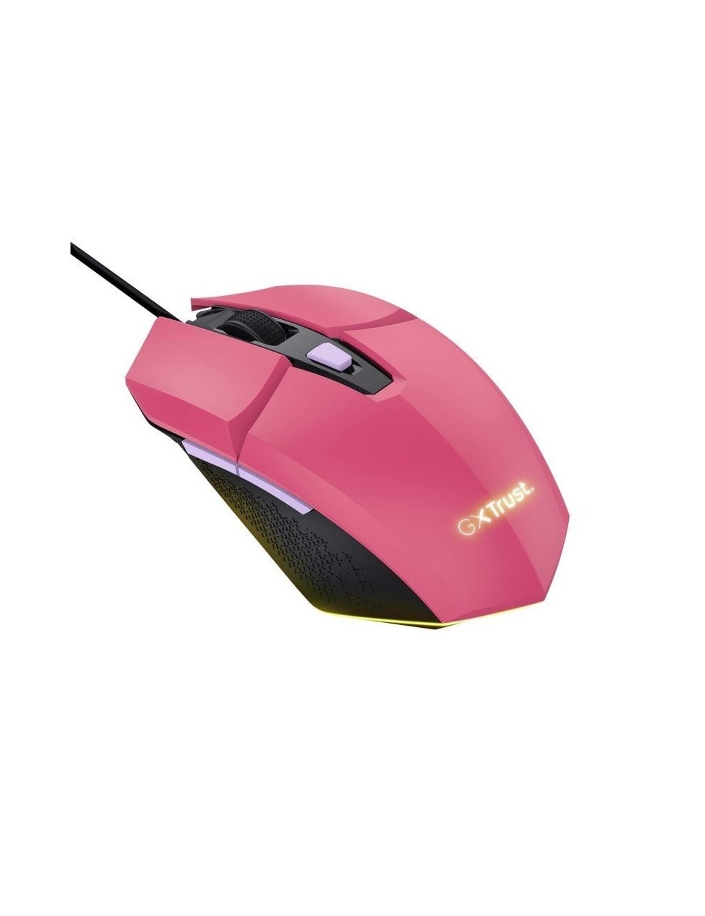 Ratón Gaming Trust Gaming GXT 109 Felox/ Hasta 6400 DPI/ Rosa