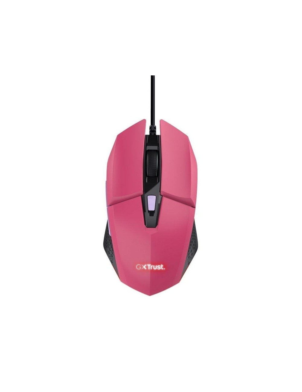 Ratón Gaming Trust Gaming GXT 109 Felox/ Hasta 6400 DPI/ Rosa
