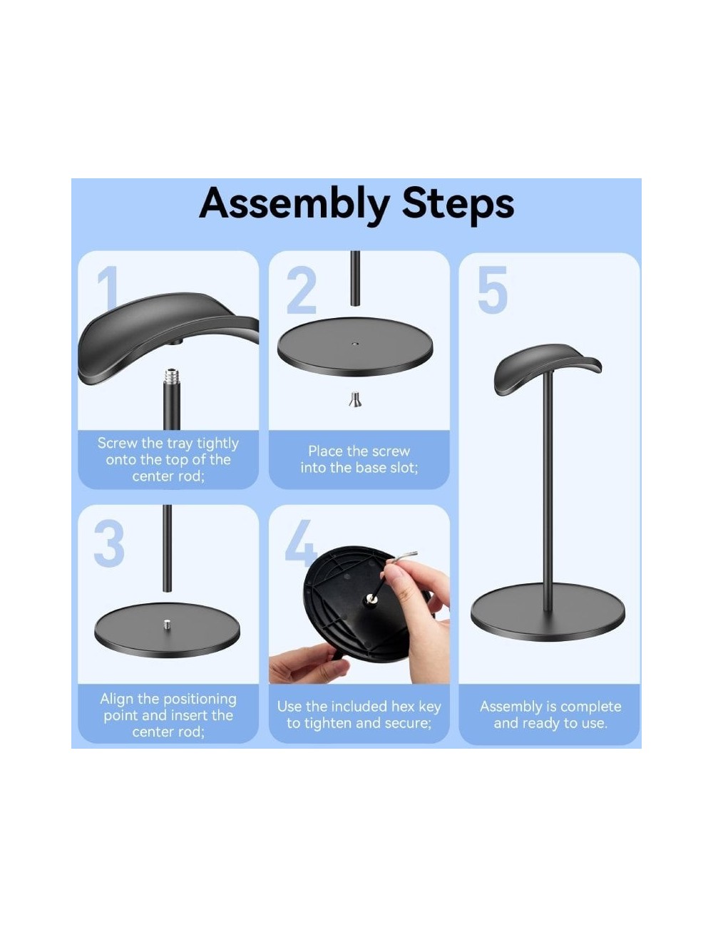 Soporte para Auriculares Vention KSOB0